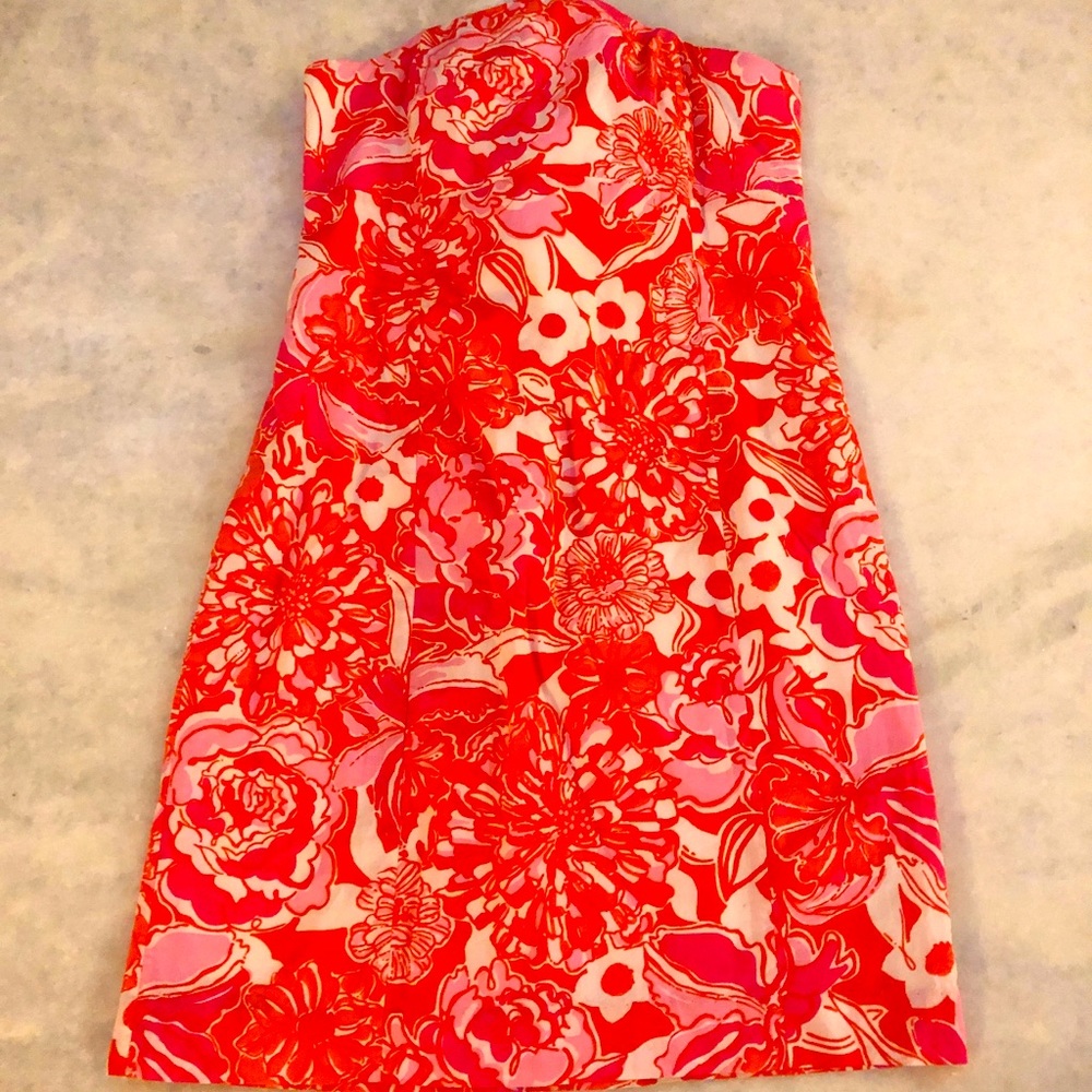 Lily Pulitzer Strapless Floral Dress
